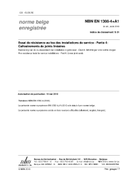 NBN EN 1366-4+A1:2010