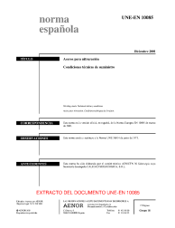 UNE-EN 10085:2001 (R2011)