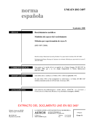 UNE-EN ISO 3497:2001 (R2009)