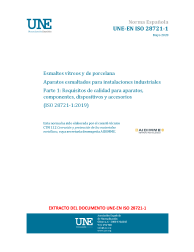 UNE-EN ISO 28721-1:2020