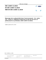 NBN EN ISO 11665-11:2019