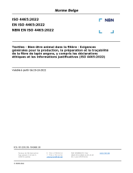 NBN EN ISO 4465:2022