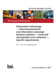 BS ISO/IEC/IEEE 8802-1AX:2016