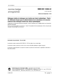 NBN EN 13286-42:2003