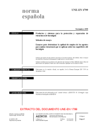 UNE-EN 1799:1999 (R2021)