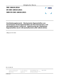 NBN EN ISO 18610:2021