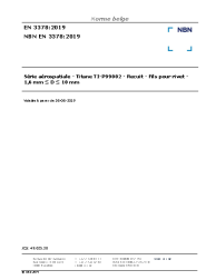 NBN EN 3378:2019