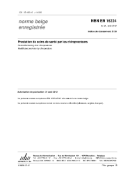 NBN EN 16224:2012