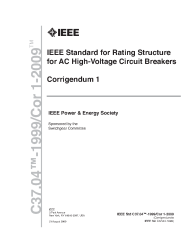 IEEE C37.04-1999/Cor 1:2009