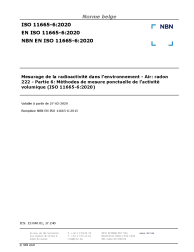 NBN EN ISO 11665-6:2020
