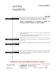 UNE-EN 13892-5:2006 (R2019)