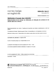 NBN EN 196-21:1991