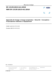 NBN EN 13135:2013+A1:2018
