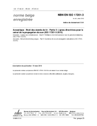NBN EN ISO 17201-3:2010