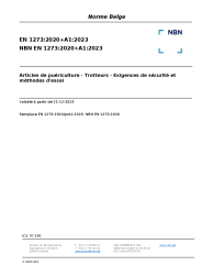 NBN EN 1273:2020+A1:2023