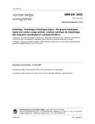 NBN EN 13026:2001