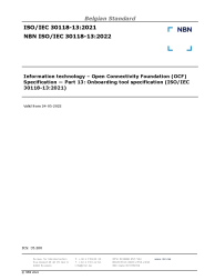NBN ISO/IEC 30118-13:2022