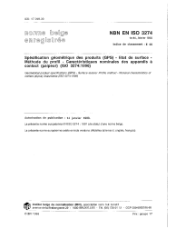 NBN EN ISO 3274:1998