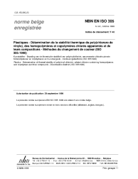 NBN EN ISO 305:1999