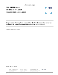 NBN EN ISO 24551:2019