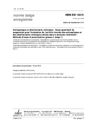 NBN EN 14675:2015