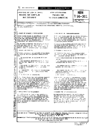NBN T 96-001:1979