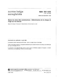 NBN ISO 4355:1993