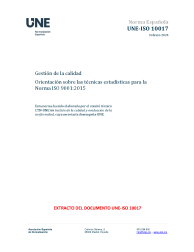 UNE-ISO 10017:2024