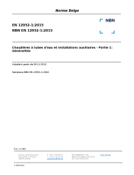 NBN EN 12952-1:2015