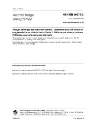 NBN EN 10276-2:2003