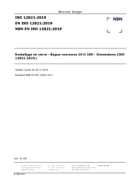 NBN EN ISO 12821:2019