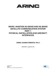 ARINC Characteristic 791P1-2:2014