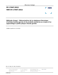 NBN EN 17667:2022