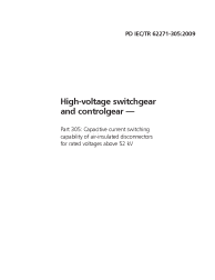 PD IEC/TR 62271-305:2009