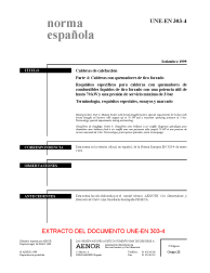 UNE-EN 303-4:1999 (R2014)