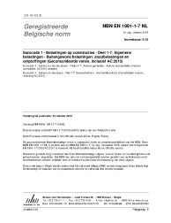 NBN EN 1991-1-7 NL:2015