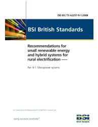 DD IEC/TS 62257-9-1:2008