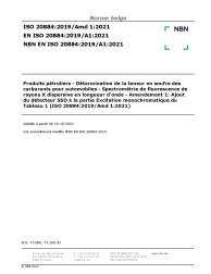 NBN EN ISO 20884:2019/A1:2021