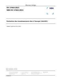 NBN EN 17463:2021
