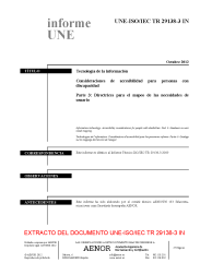 UNE-ISO/IEC TR 29138-3:2012 IN