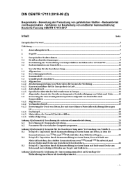 DIN CEN/TR 17113*DIN SPEC 18207:2018-08