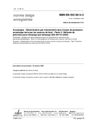 NBN EN ISO 9614-3:2009