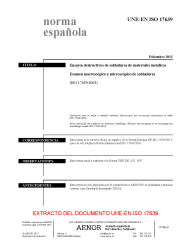 UNE-EN ISO 17639:2013
