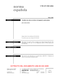 UNE-EN ISO 4026:2005 (R2008)