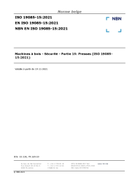 NBN EN ISO 19085-15:2021