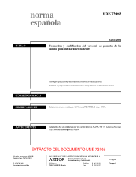 UNE 73405:2001 (R2015)