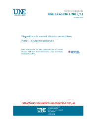 UNE-EN 60730-1:2019/A1:2019