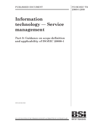 PD ISO/IEC TR 20000-3:2009