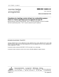 NBN EN 15502-2-2:2014