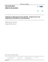 NBN EN 9110:2018